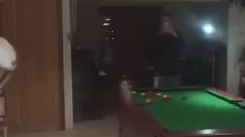 Guy with helmet running into other guy with helmet