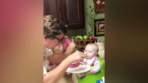 Great interaction! This is how to raise a baby