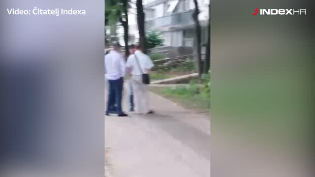 Pucnjava u Utrinama, policija na terenu