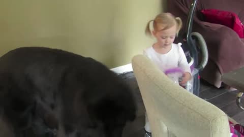 Girl shocked to learn dog doesn't want to be princess