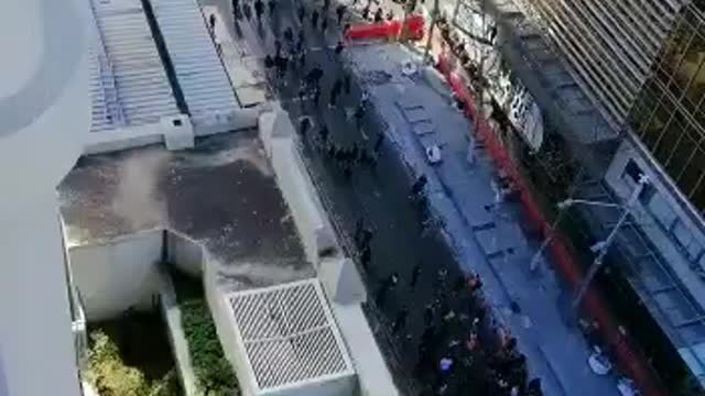 French people protesting against the vaccine passport