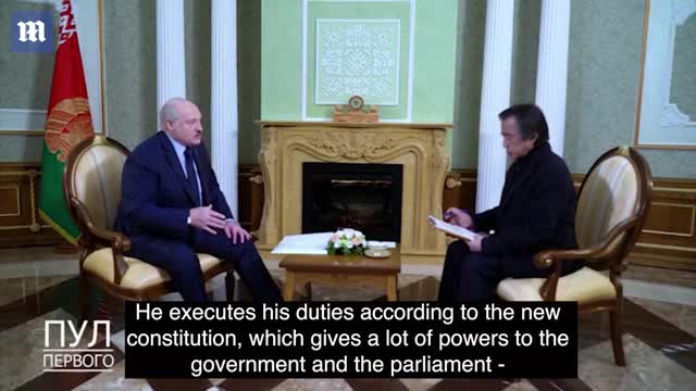 Putin's 'in better shape than EVER' and not acting 'irrational' over Ukraine, says Lukashenko