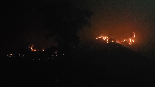 Forest fire in Nepal