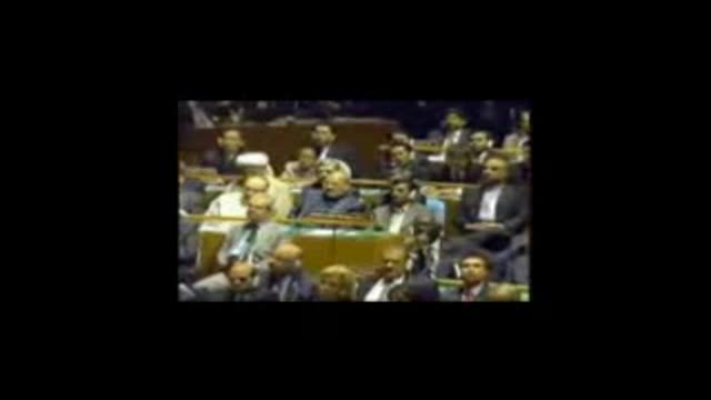 George W. Bush at the UN (comedy)