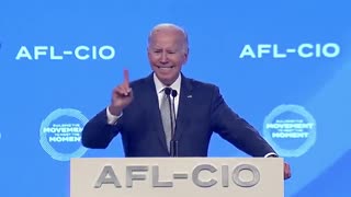 Biden says since he took office "families are carrying less debt nationwide."