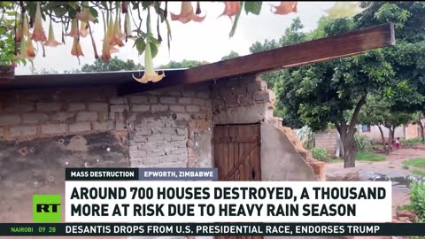 Torrential rainfall destroys hundreds of houses in Zimbabwe
