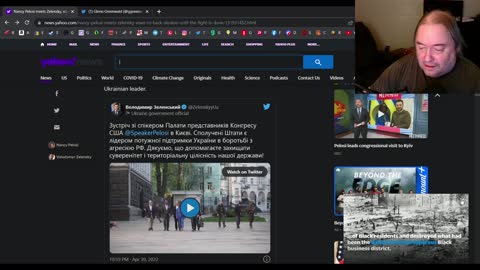 No way did Nancy "piss pants" Pelosi want to Ukraine to meet Zelensky