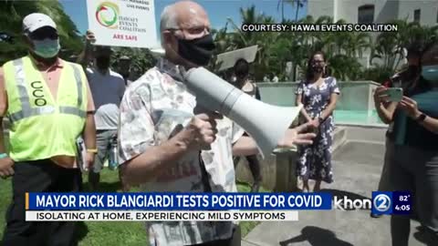 Honolulu Mayor Blangiardi tests positive for COVID-19