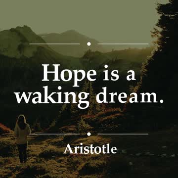 Hope is a Walking Dream