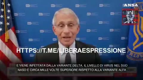 Anthony Fauci: I vaccinati contagiano e devono rispettare le regole...