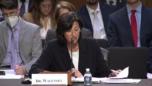 Rochelle Walensky's Opening Comments for the Senate Committee Hearing on Monkeypox