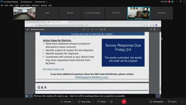 Dr. Tilson and State Board of Education Q & A 2/3/2022