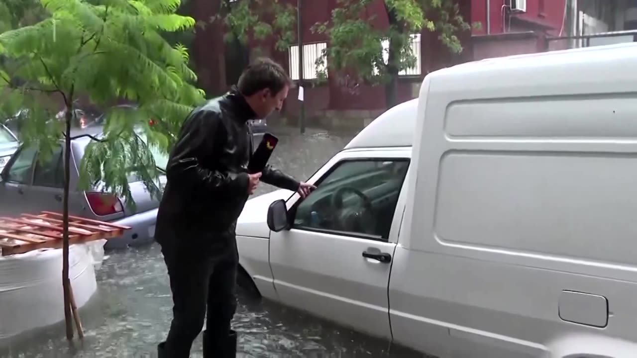 Torrential rain floods streets in Argentina's capital