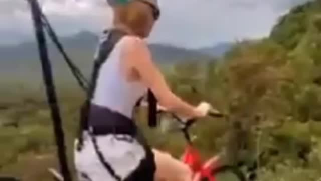 Sky biking Brazil || Brazilian rain forest || beautiful fearless girls