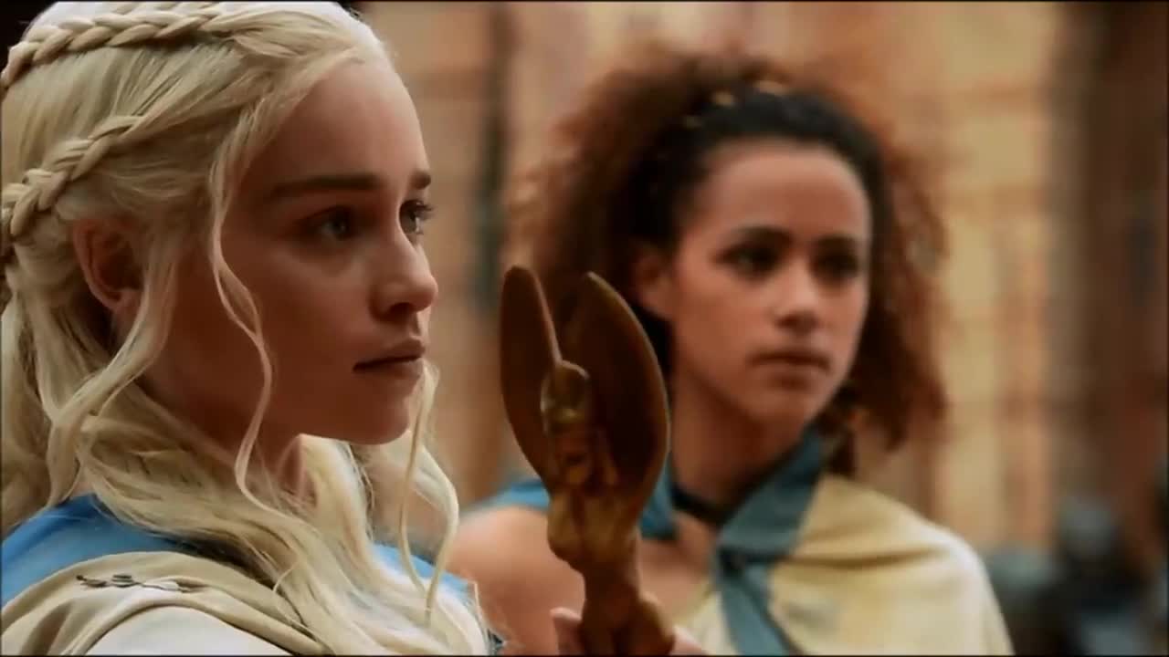 Epic Dragon Scene Game of Thrones Season 3 Daenerys Targaryen Rise to Power (Part 1) (HD)