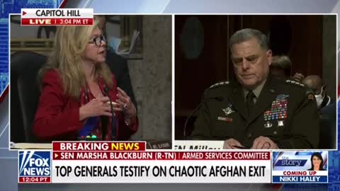 Marsha Blackburn GRILLING the Generals