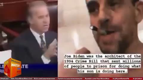 VIDEO from Biden Senate Speech on What happens if you are Caught with 'Crack Cocaine'