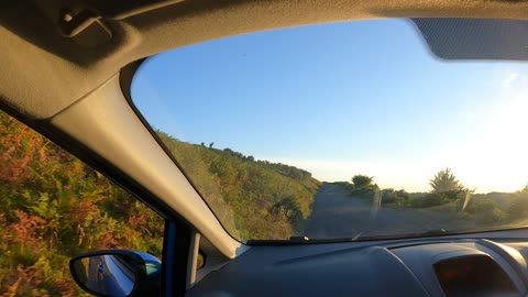 Driving in Dartmoor. To Tavistock. Speedlapse