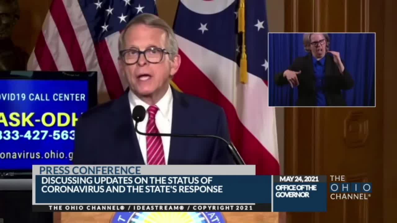 Ohio Gov Dewine: "2 Different Ohios - vaxxed and unvaxxed"