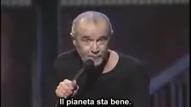 George Carlin sui cambiamenti climatici, inquinamento e vaccini, con 20 anni di anticipo