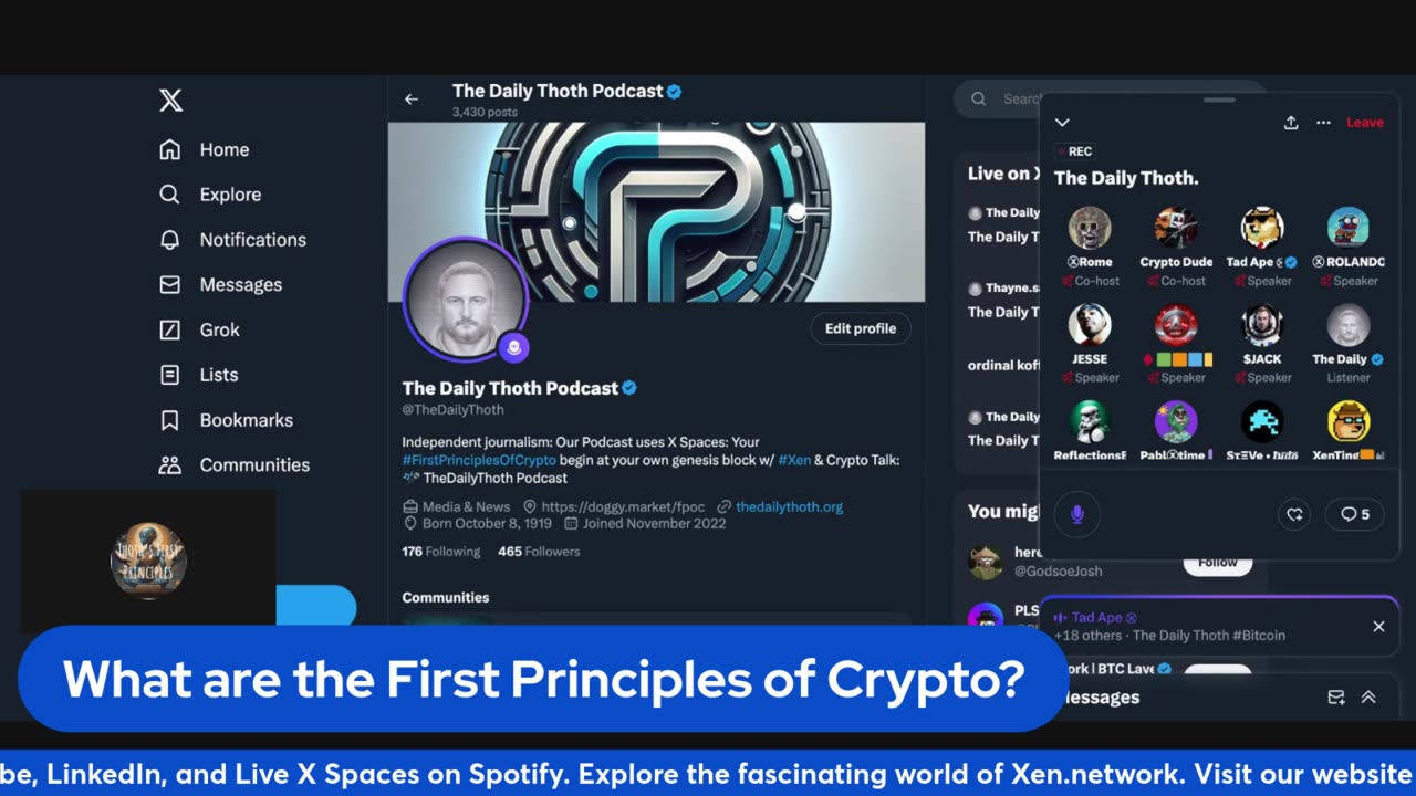 Xen #Crypto Talk: The Daily Thoth Podcast