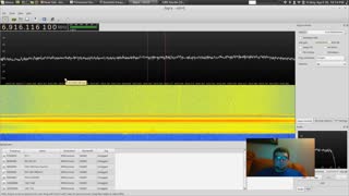 SDR Radio using GQRX to a C Band LNBF to pick up S-Span on AMC 11 131 west