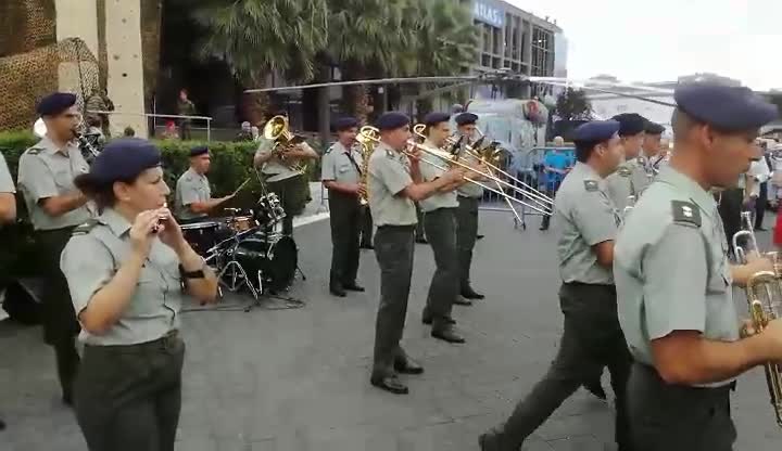 "Smoke on the Water" by the army's band