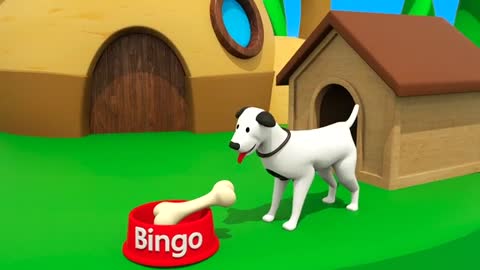 Little Fairies Present 'Bingo' Song For Babies In Cartoon For Girls