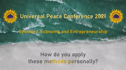 UPC2021: Economy and Entrepreneurship - How do you apply these methods personally?