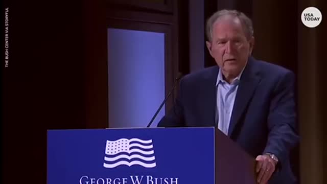 George W. Bush misspeaks ,calls Ukraine ‘Iraq’ during speech | USA Today