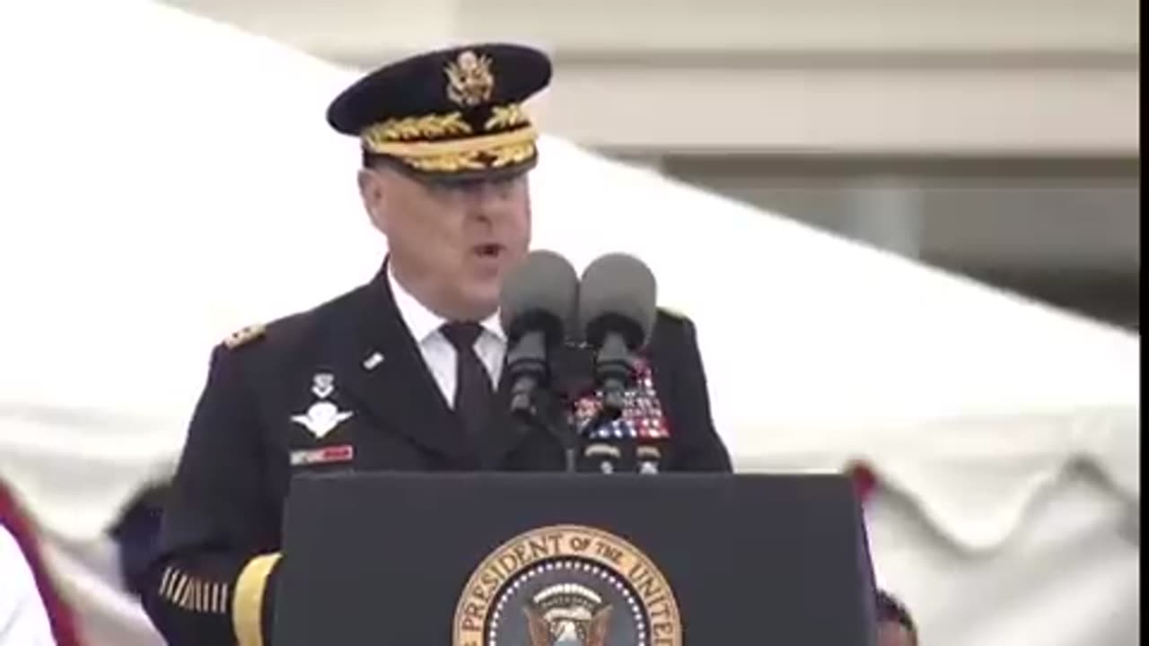 Woke Joint Chiefs Chairman Mark Milley appears to slam Donald Trump in his retirement speech