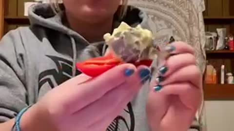 Egg salad & peppers