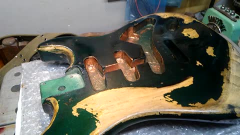 61 FENDER GUITAR "RELIC JOB" PT 2