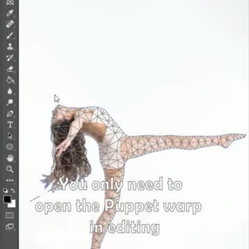 This girl didn't lift her leg up when she danced | Learn Photoshop