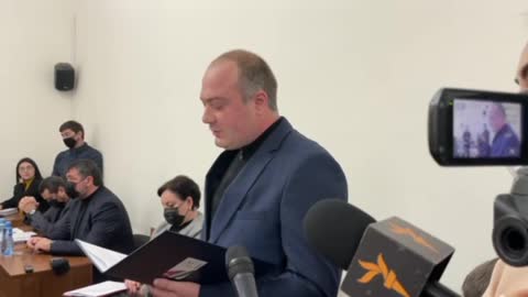 Лаша Шамба зачитал заявление НПСА в связи с кризисом системы правоохранительных органов