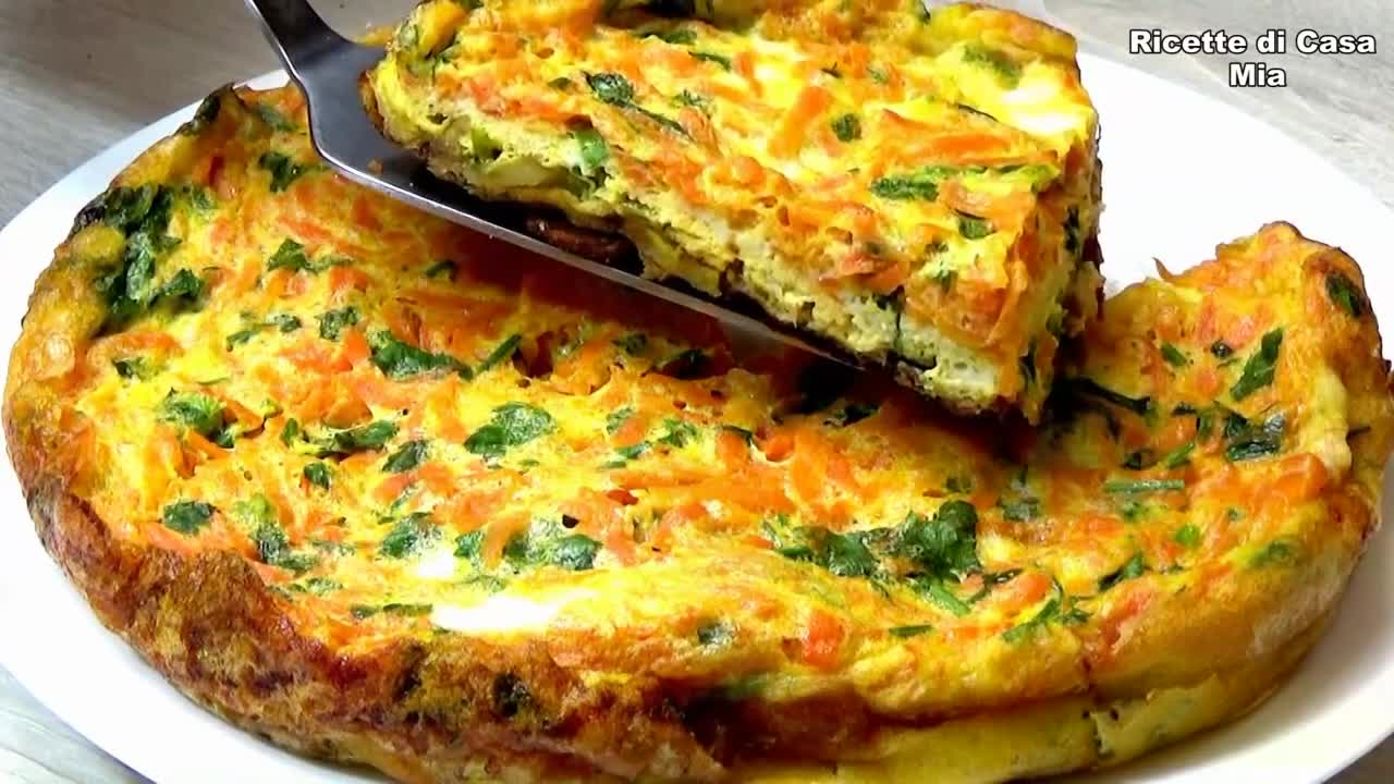 Solo patata, carota e uova! Puoi farlo in 5 minuti! Ricette di Casa Mia