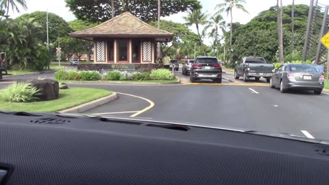 Driving through Waikiki Hawaii creative commons stock footage