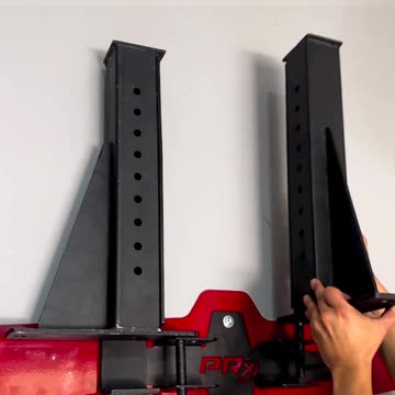 PRx Spotter Arm Storage (Home Gym Storage Organization Ideas)