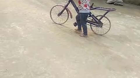 Poor Cute Kid | Bicycle | Help Get New 😥 part 1