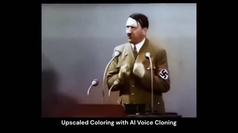 AI Used To Make The WW2 German Chancellor Speak English