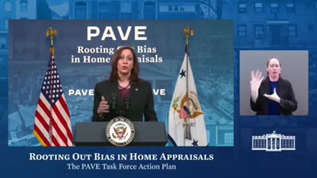 Vice President Kamala Harris Discusses Efforts To Root Out Bias In Home Valuations