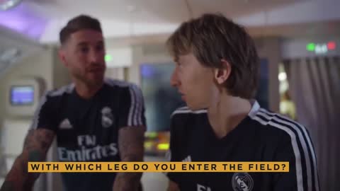 Marcelo,Ramos,Bale and their teammates funny questions