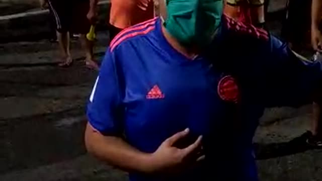 Protestas en el barrio Norte Bajo de Bucaramanga