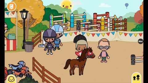 A Trip to a horse race toca life