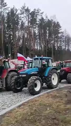 Polish farmers block their border with Ukraine as European farmers fight for their businesses...