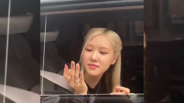 BLACKPINK’s ROSÉ sheds tears after being reunited with fans following the release of PINK VENOM.