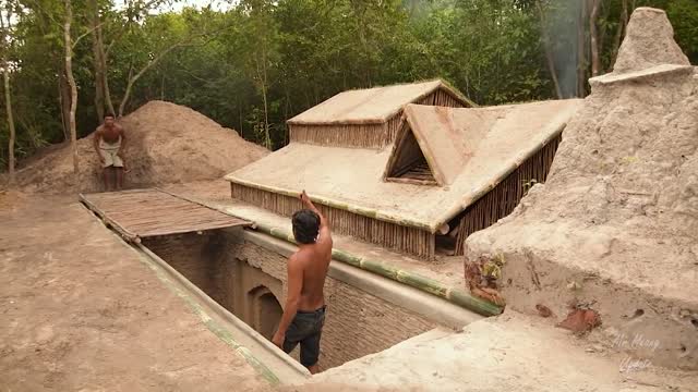 Build hidden houses in the wilderness.