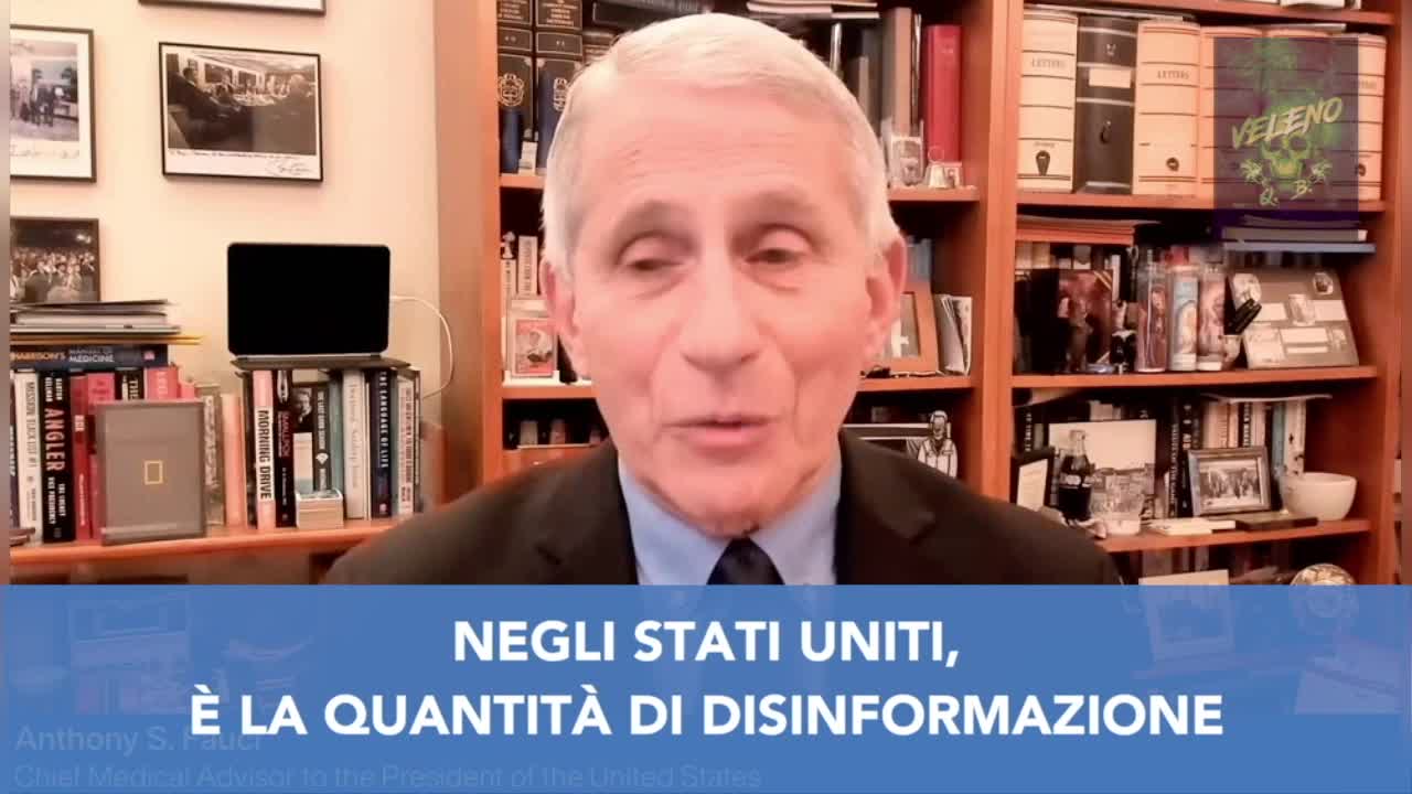 Dr FAUCI al WEF di Davos parla di disinformazione