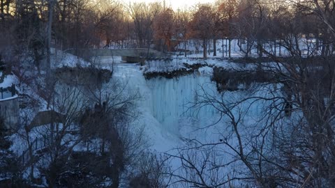 Minnehaha Falls Frozen