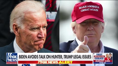 Biden avoids talk on Hunter or Trump